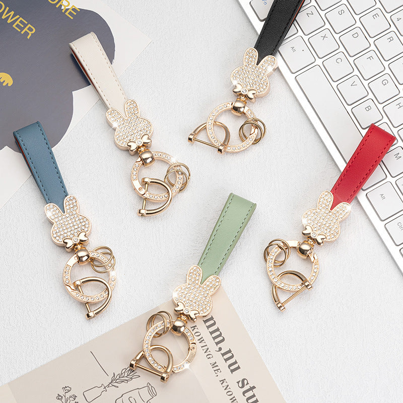 Wholesale Rabbit Simple Zinc Alloy Keychain